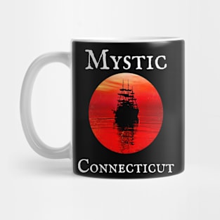 Mystic Tall Ship Sunset Mug